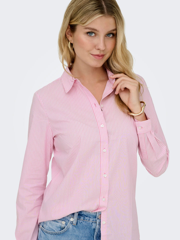 Jacqueline de Yong blouse 15149877 mio – dames - Roze Dessin
