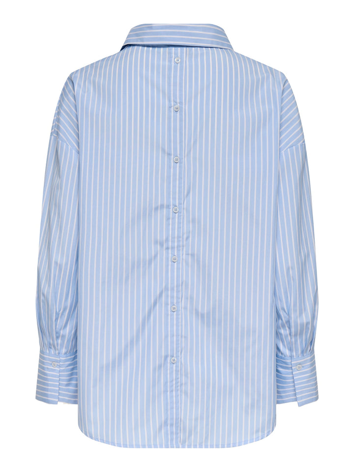 Only blouse l/m dames blauw dessin
