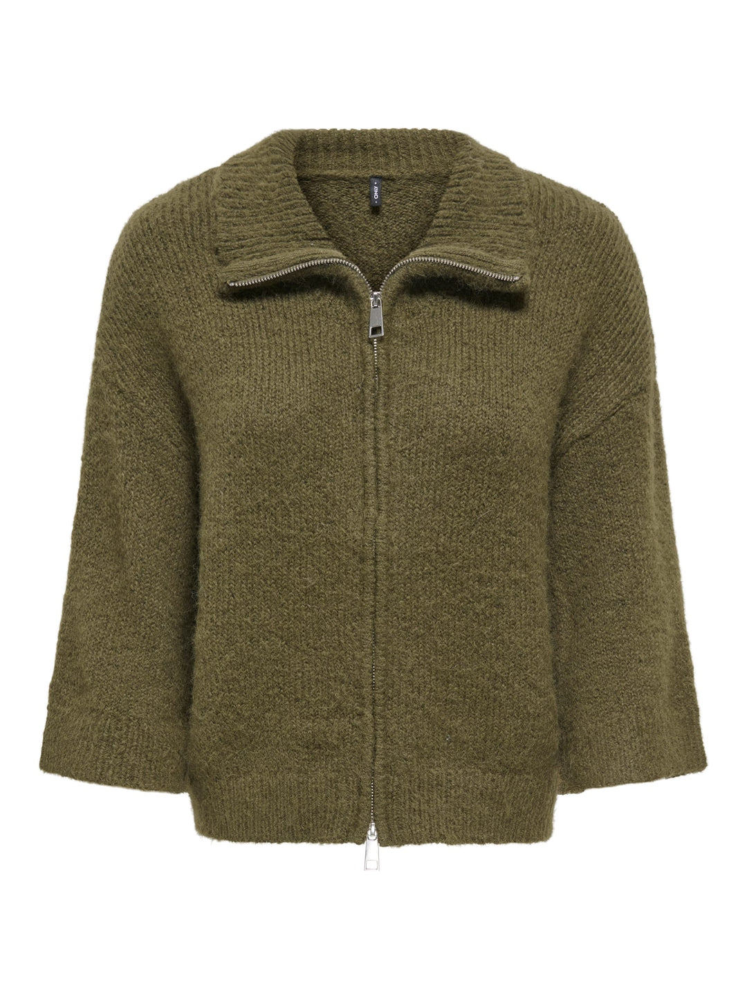 Only 15375131 Maggie vest gebreid olijf – dames