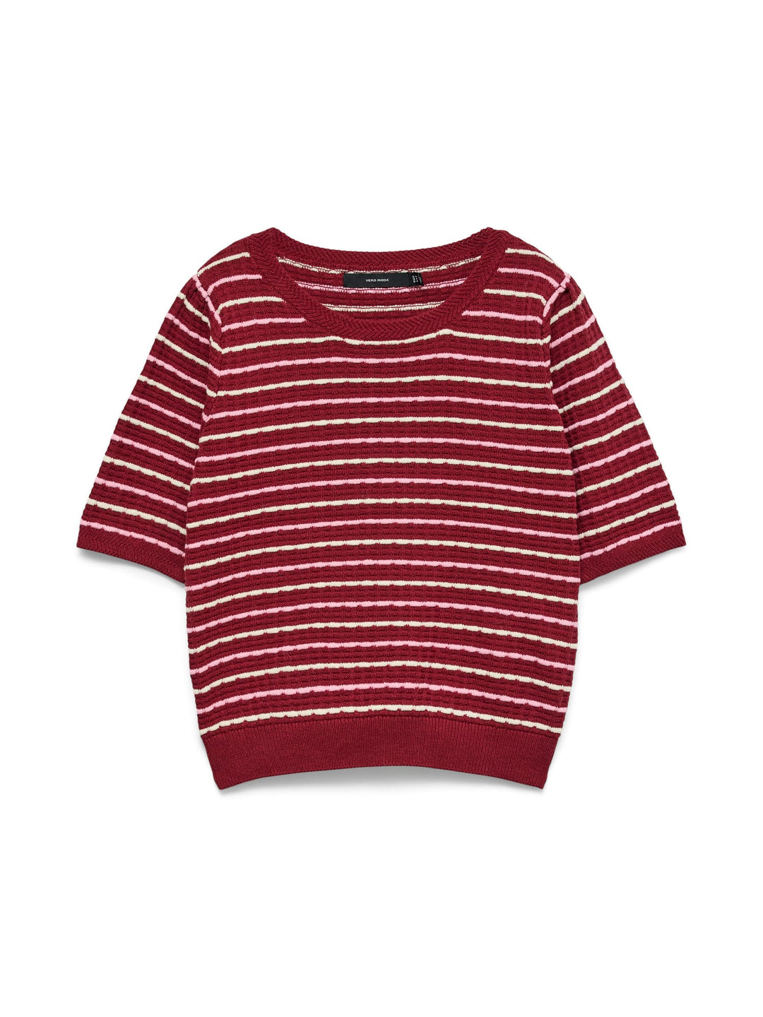 VERO MODA 10346810 Monica trui dames - rood dessin