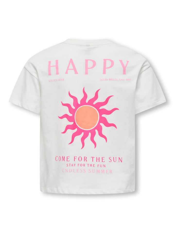 Kids Only Soli T-shirt off-white – meisjes