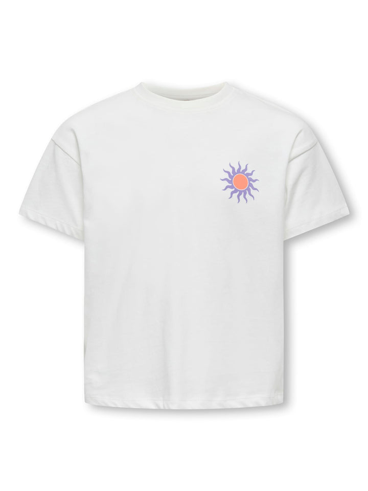 Kids Only Soli T-shirt off-white – meisjes