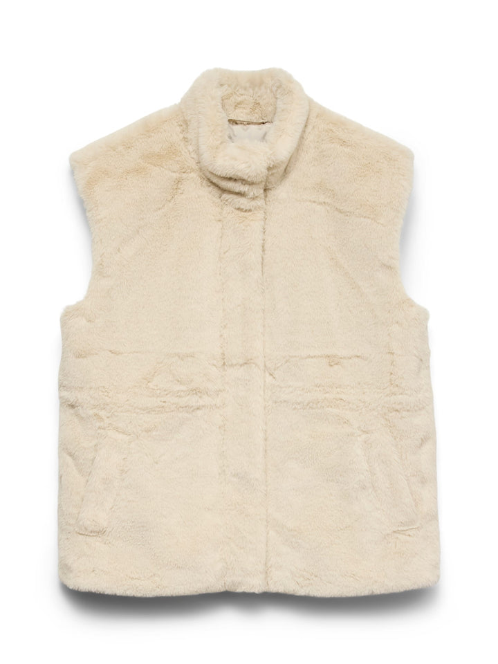 VERO MODA gilet dames beige – 10310131 sonjapoppy