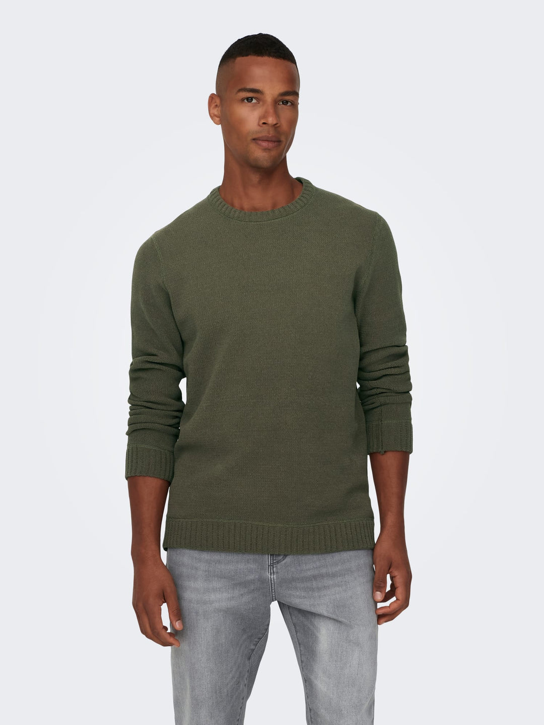 ONLY & SONS 22023172 Ese trui heren – army