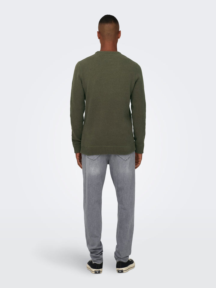 ONLY & SONS 22023172 Ese trui heren – army