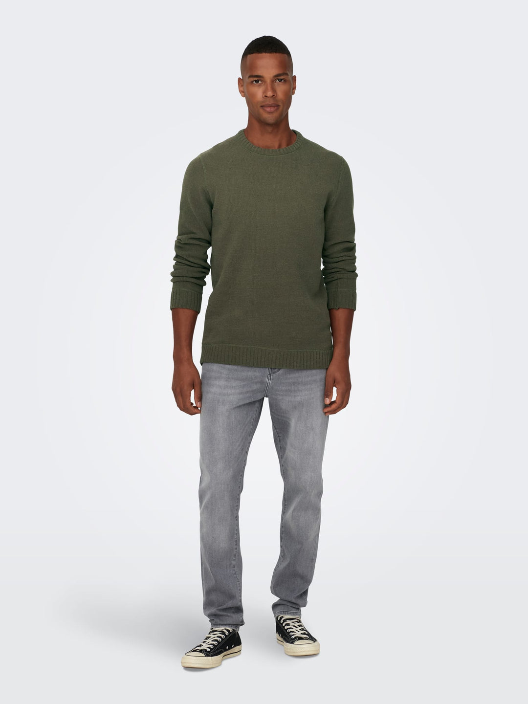 ONLY & SONS 22023172 Ese trui heren – army