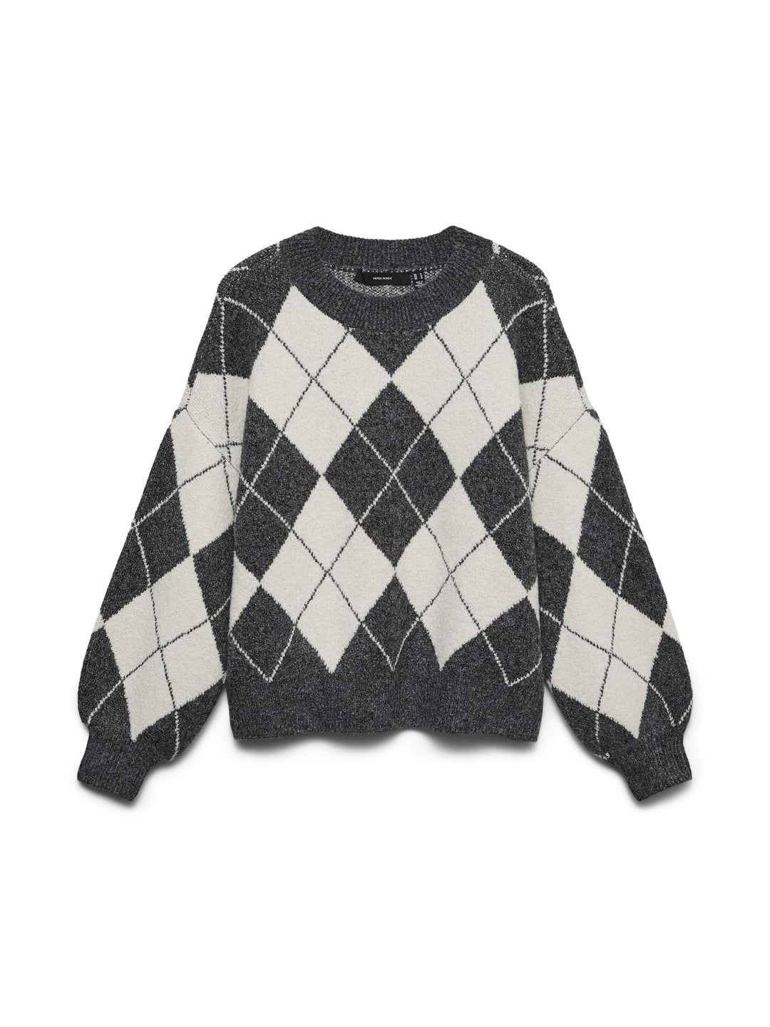 VERO MODA 10346648 Doffy trui dames ecru dessin