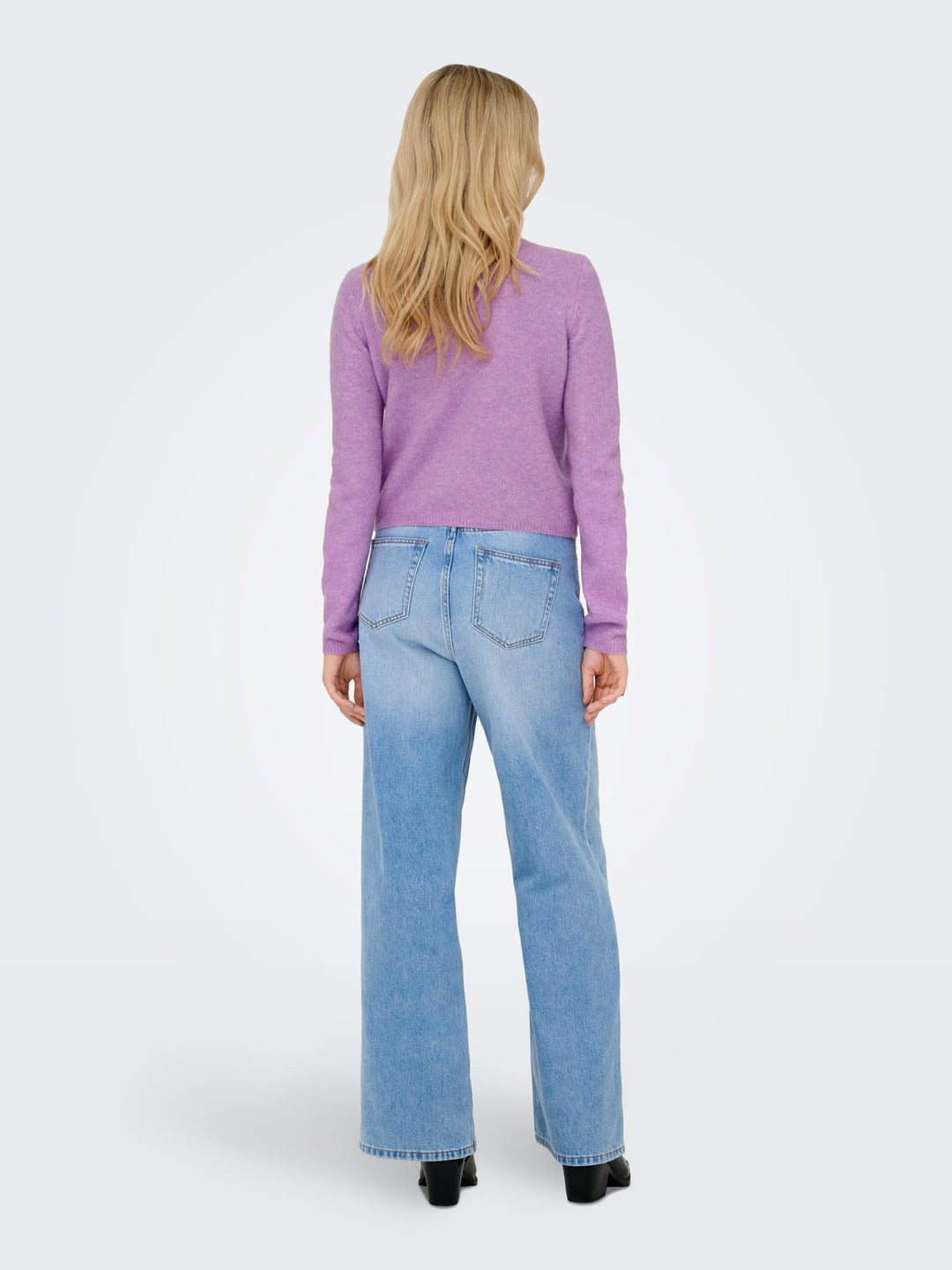 Jacqueline de Yong vest gebreid dames paars – 15330581 Chloe