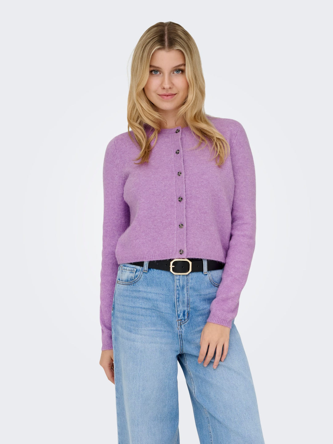 Jacqueline de Yong vest gebreid dames paars – 15330581 Chloe