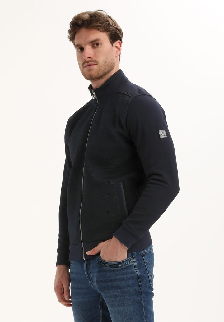 Gabbiano men vest sweat navy – heren