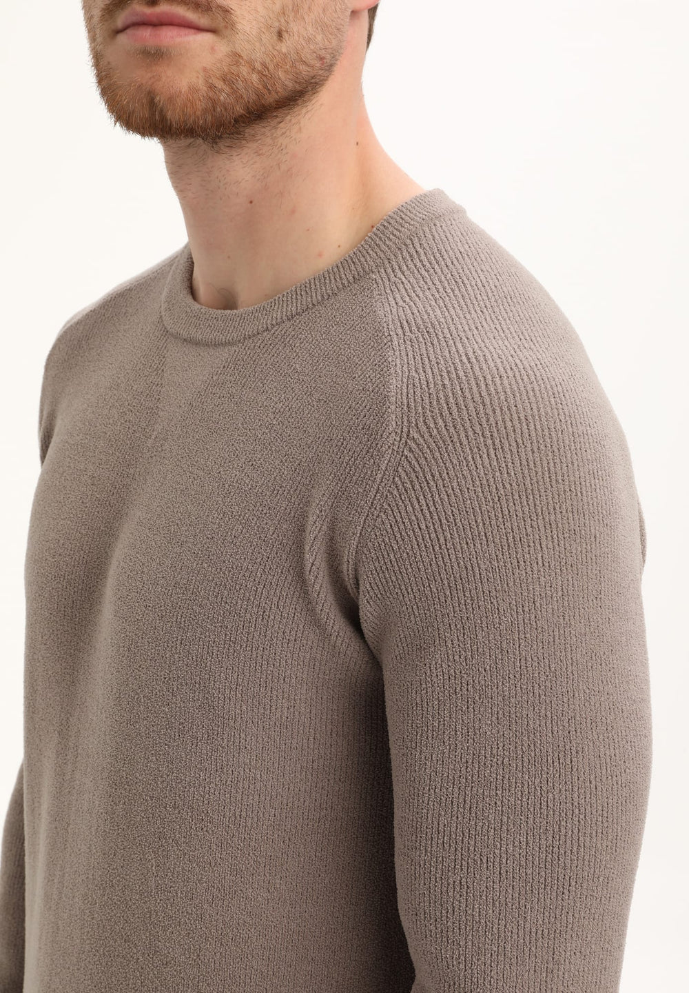 Gabbiano men trui taupe – heren