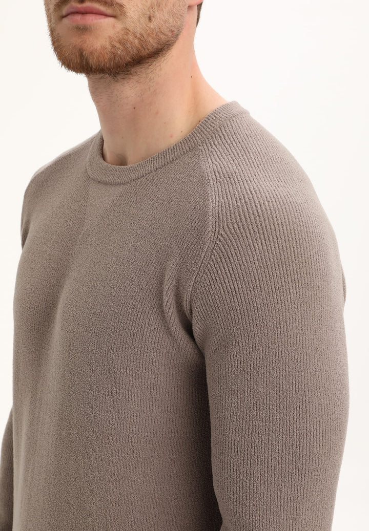 Gabbiano men trui taupe – heren