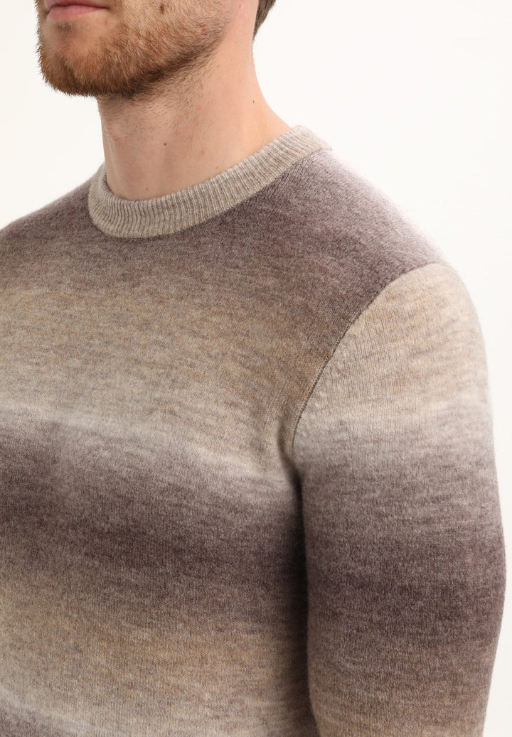 Gabbiano men trui bruin dessin – heren