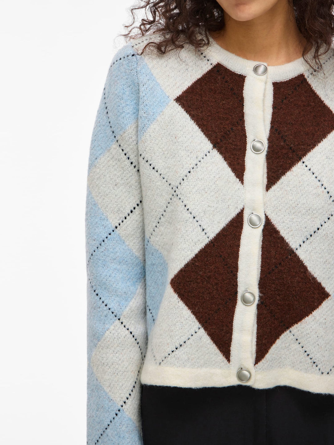 Vila Kayla vest gebreid beige – dames