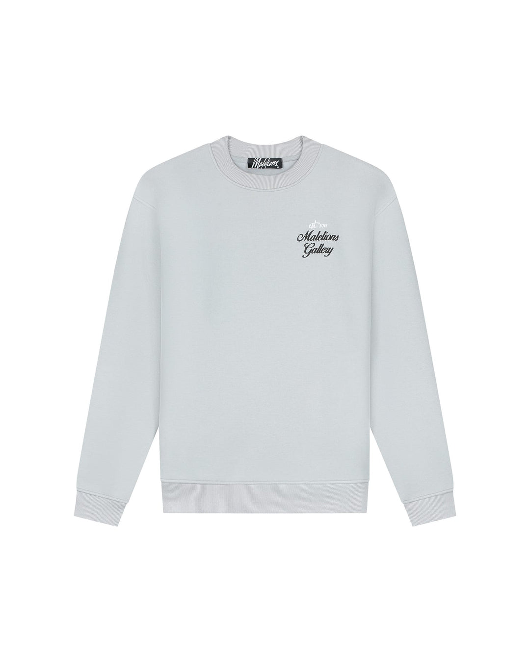 Malelions men sweater lichtgrijs – heren