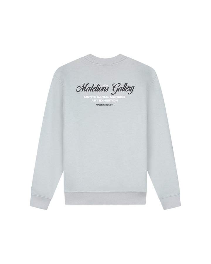 Malelions men MM3-AW25-34 sweater lichtgrijs – heren