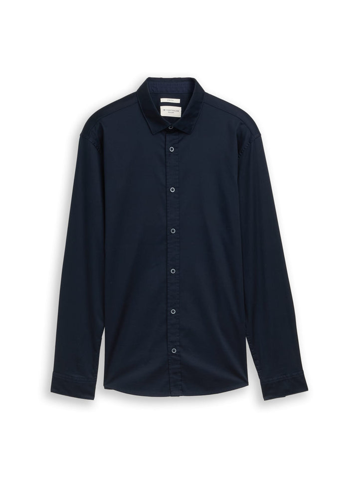 Tom Tailor overhemd l/m navy – heren