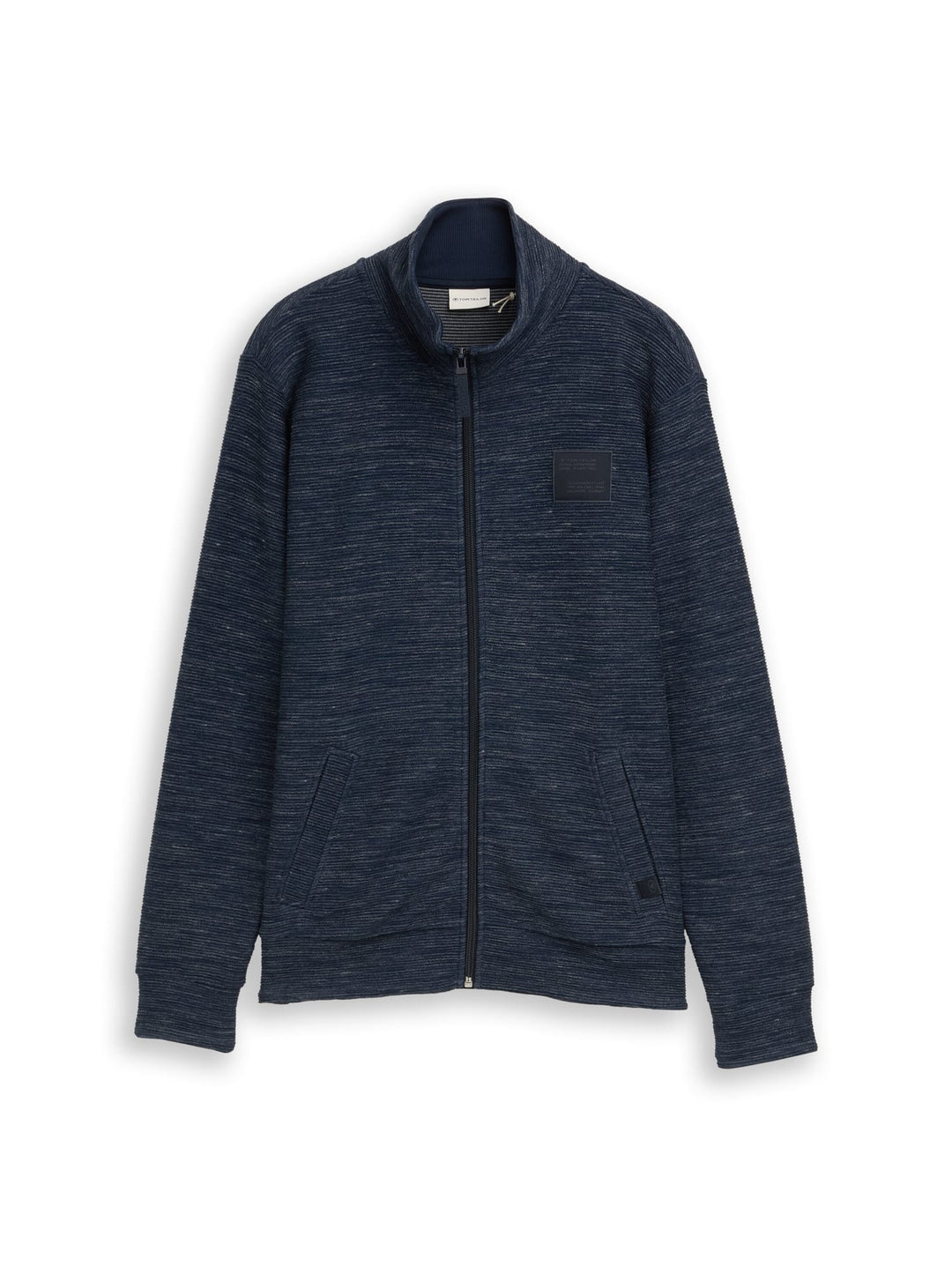 Tom Tailor sweatjack met opstaande kraag – heren - Navy