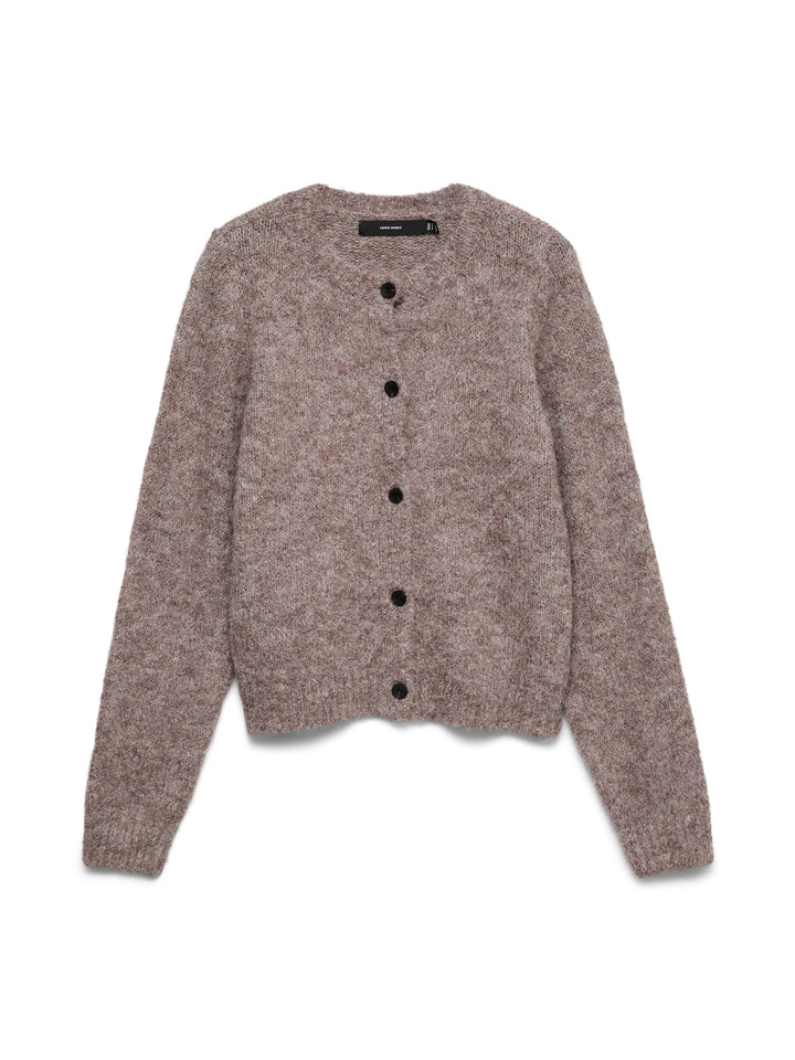 VERO MODA Novah vest gebreid dames – paars melee