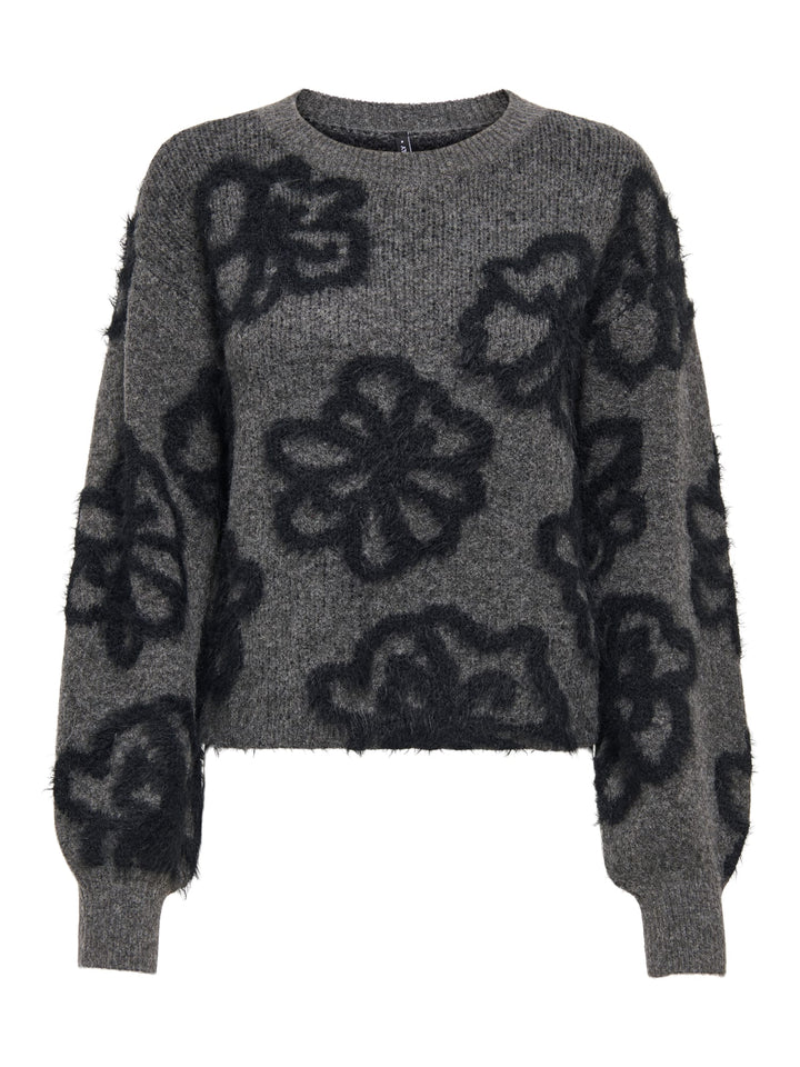 Only 15375497 Felicia trui dames grijs dessin