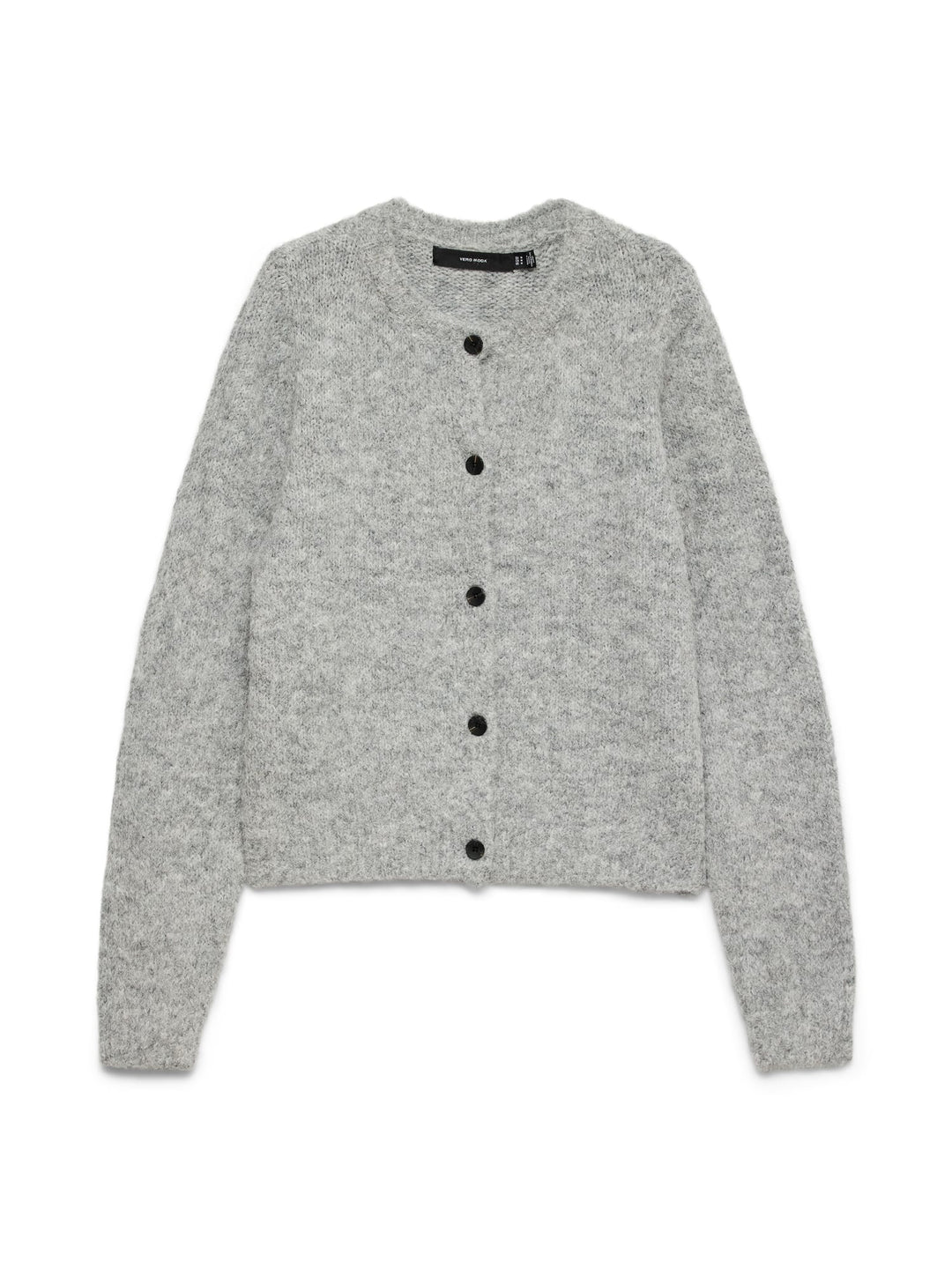 VERO MODA Novah gebreid vest dames – grijs melee