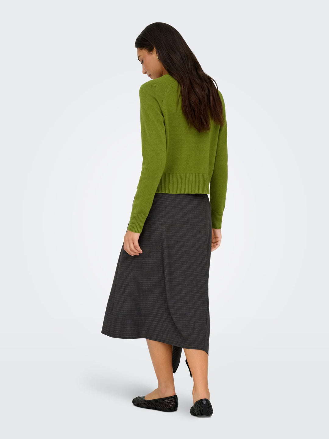 Only ONLKATIA gebreid vest groen – dames