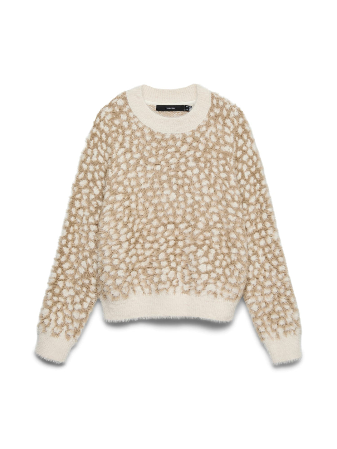 VERO MODA 10331525 Jungle trui dames ecru dessin