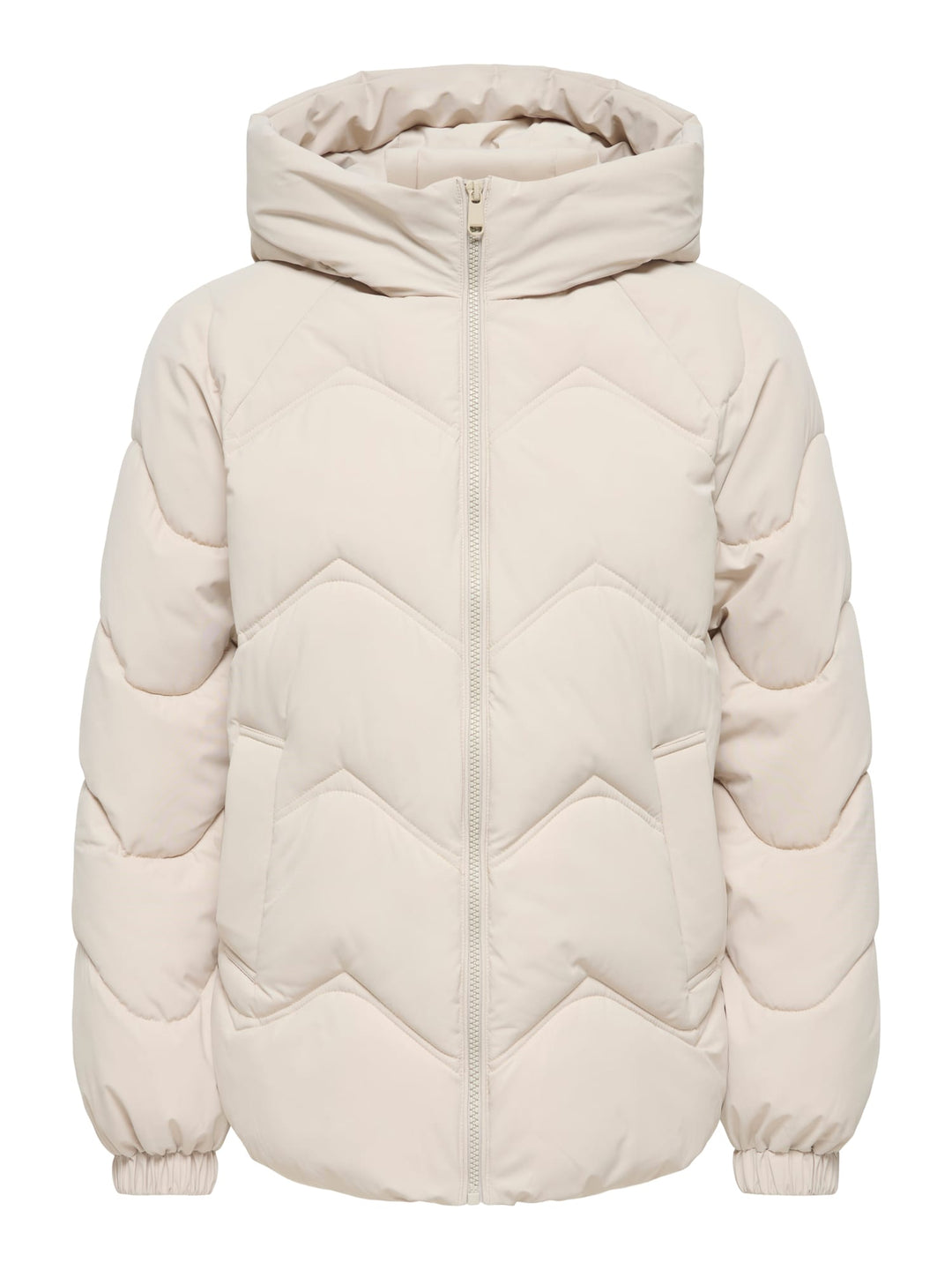 Jacqueline de Yong 15376541 power winterjas beige – dames