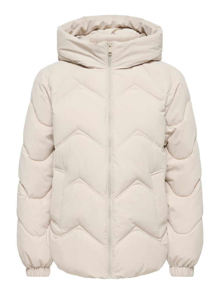 Jacqueline de Yong 15376541 power winterjas beige – dames