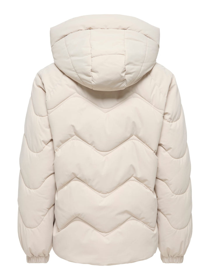 Jacqueline de Yong 15376541 power winterjas beige – dames