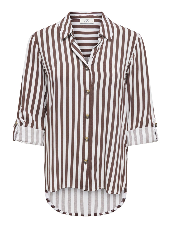 Jacqueline de Yong blouse l/m bruin dessin – dames