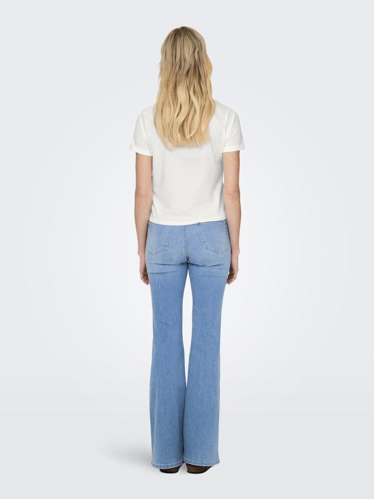 Only 15346678 Dora t-shirt k/m dames off-white