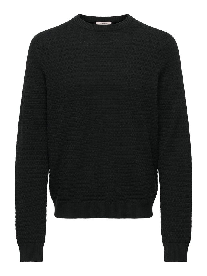 ONLY & SONS zwarte trui heren – trendy en comfortabel