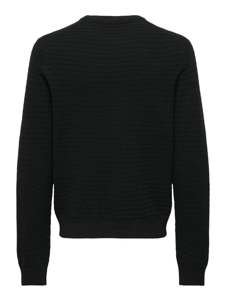 ONLY & SONS zwarte trui heren – trendy en comfortabel
