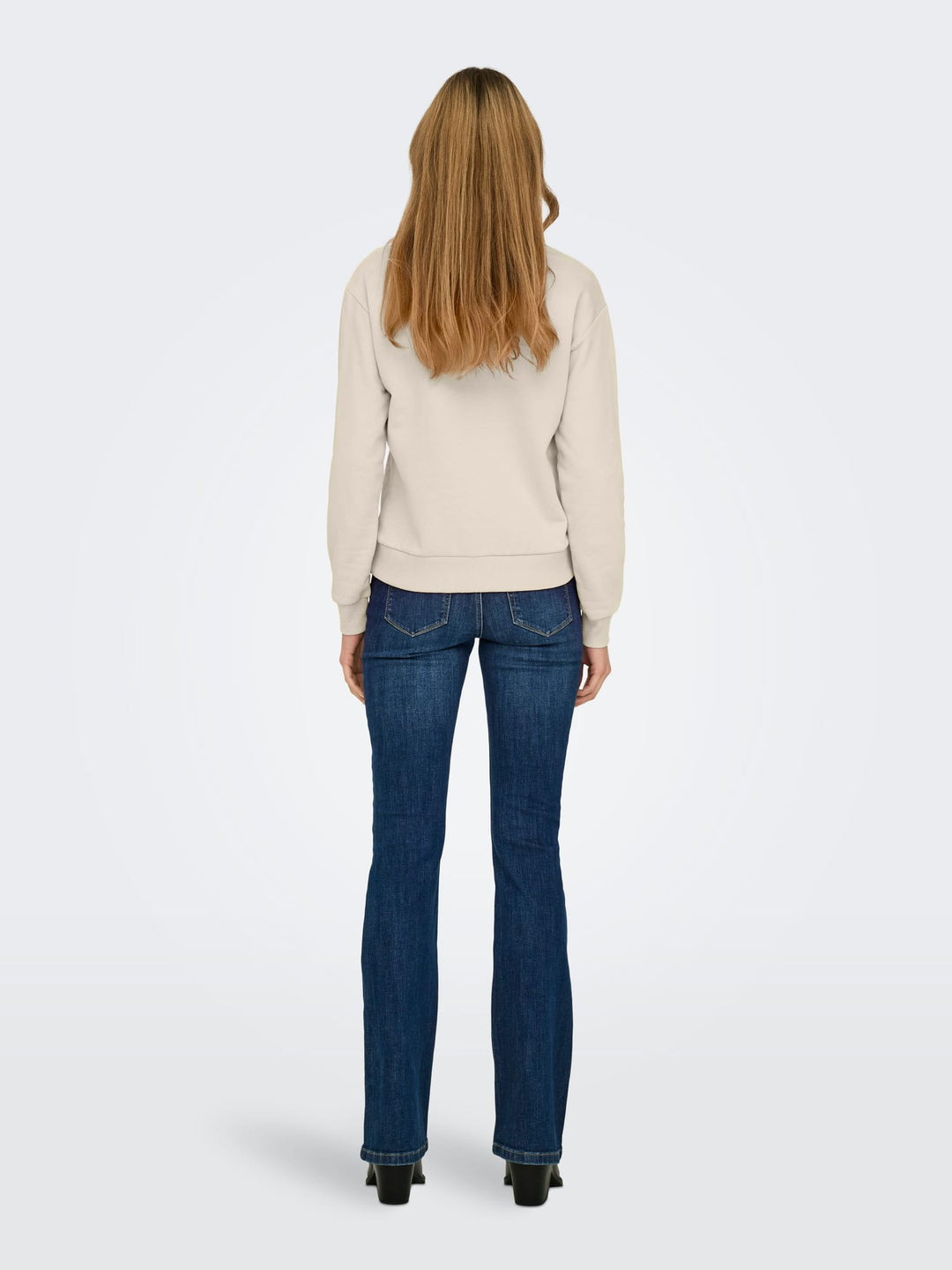 Jacqueline de Yong 15221015 paris sweater ecru – dames