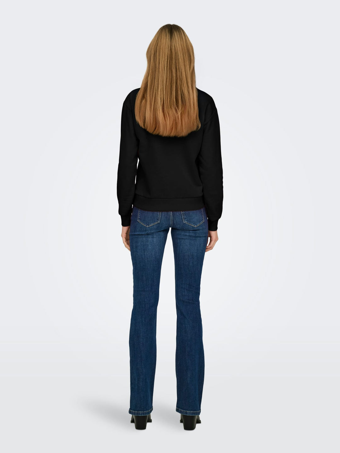 Jacqueline de Yong 15221015 Paris sweater dames zwart
