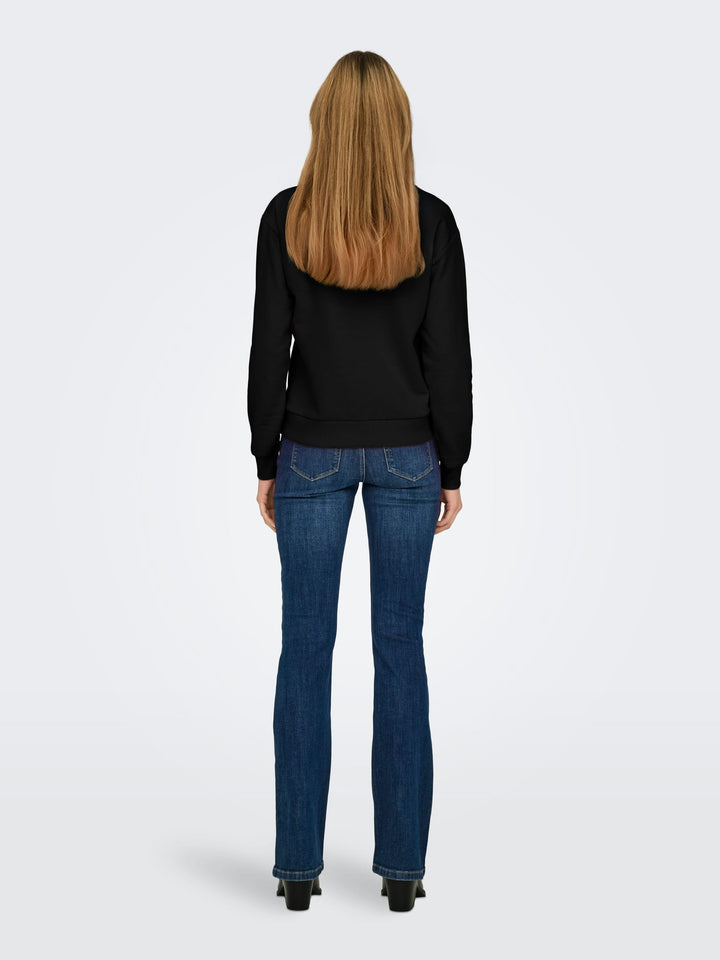 Jacqueline de Yong 15221015 Paris sweater dames zwart