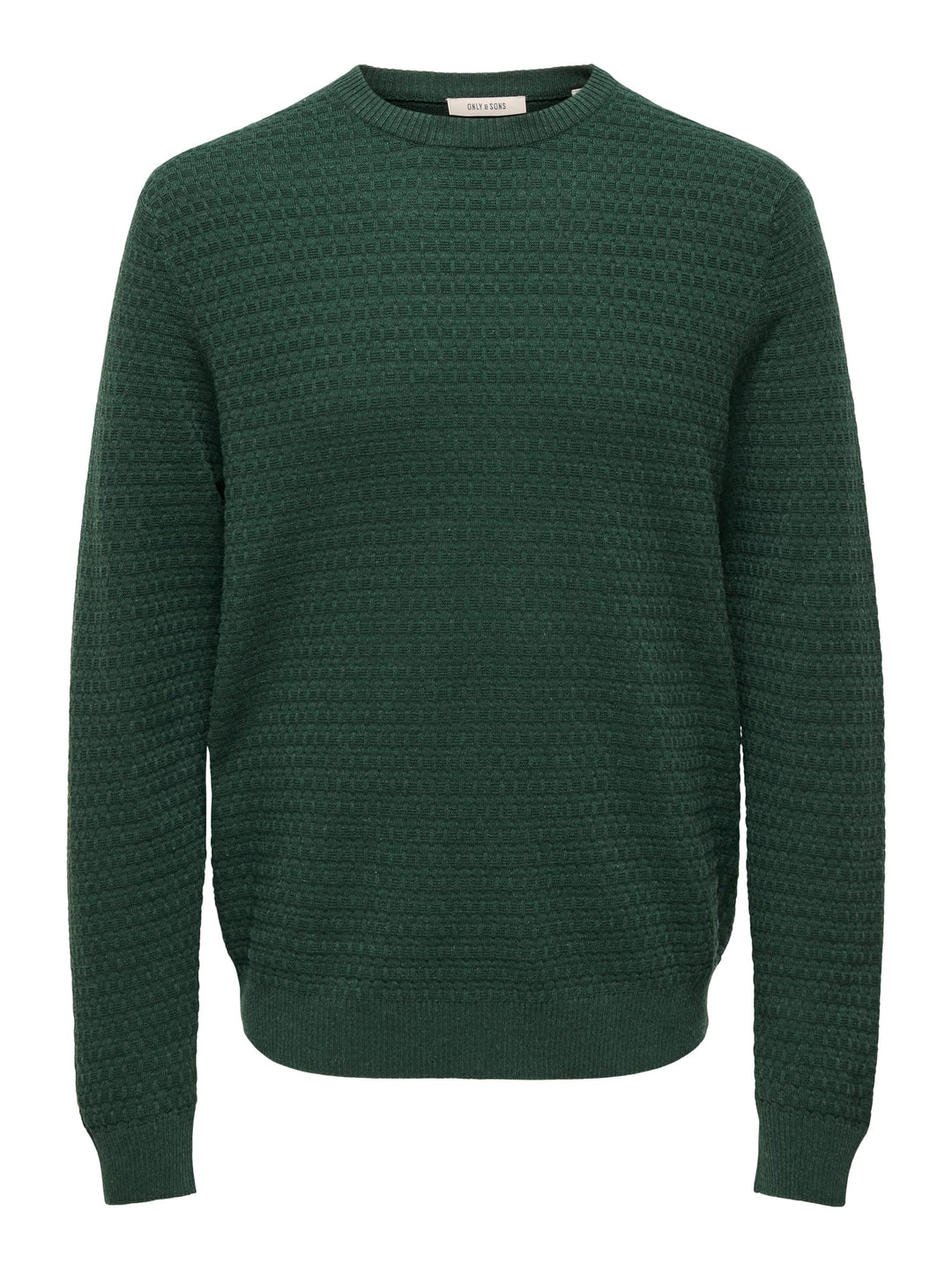 ONLY & SONS groene trui heren – trendy en comfortabel - Groen Dessin