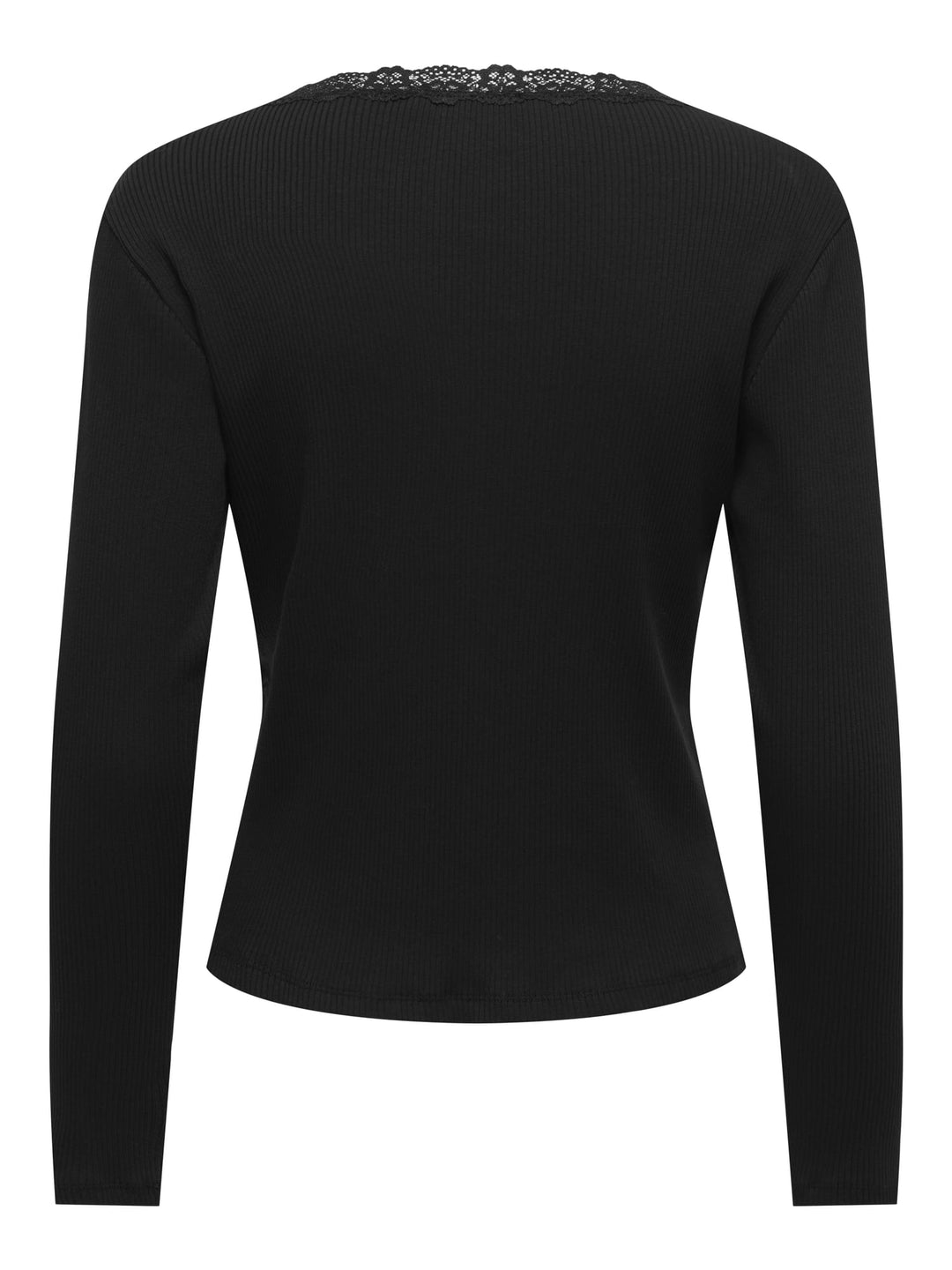 Only ONLSARA SHARAI L/S V-NECK TOP - dames top zwart