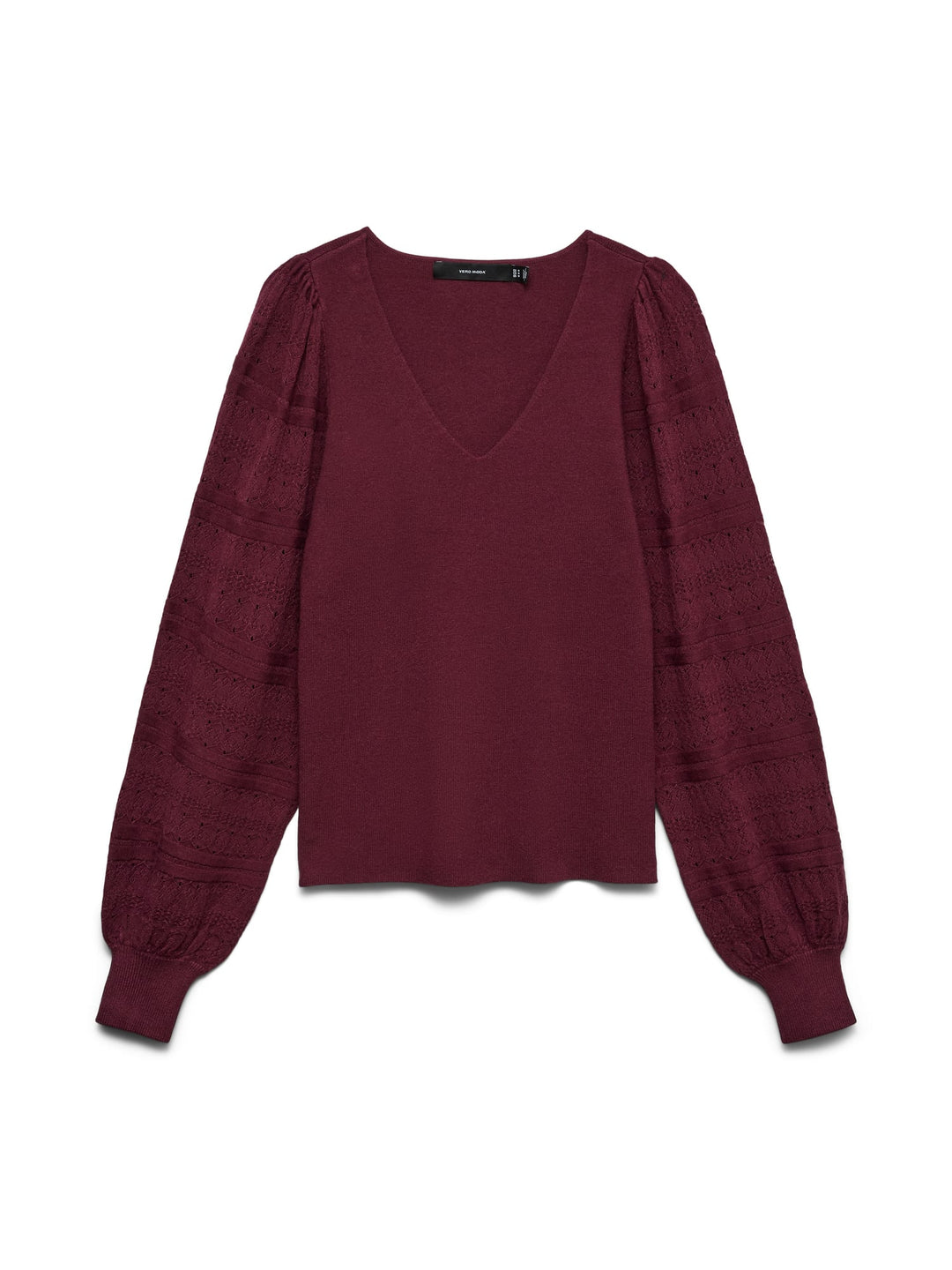 VERO MODA 10346938 newlimone trui dames bordeaux