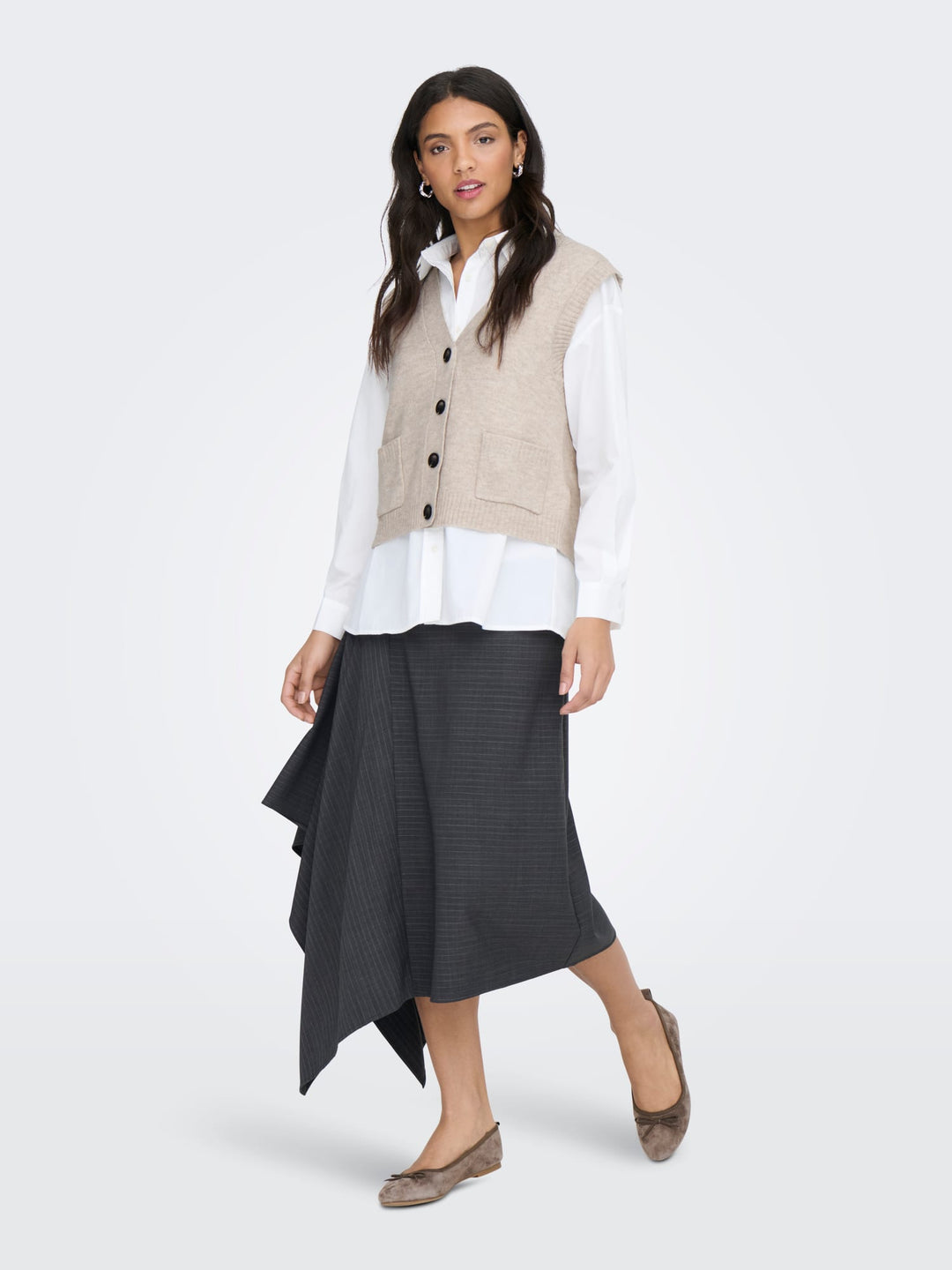 Jacqueline de Yong 15354100 Super life spencer dames – zand