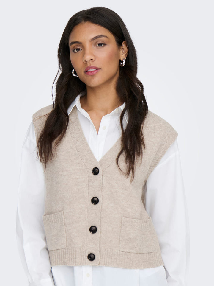 Jacqueline de Yong 15354100 Super life spencer dames – zand