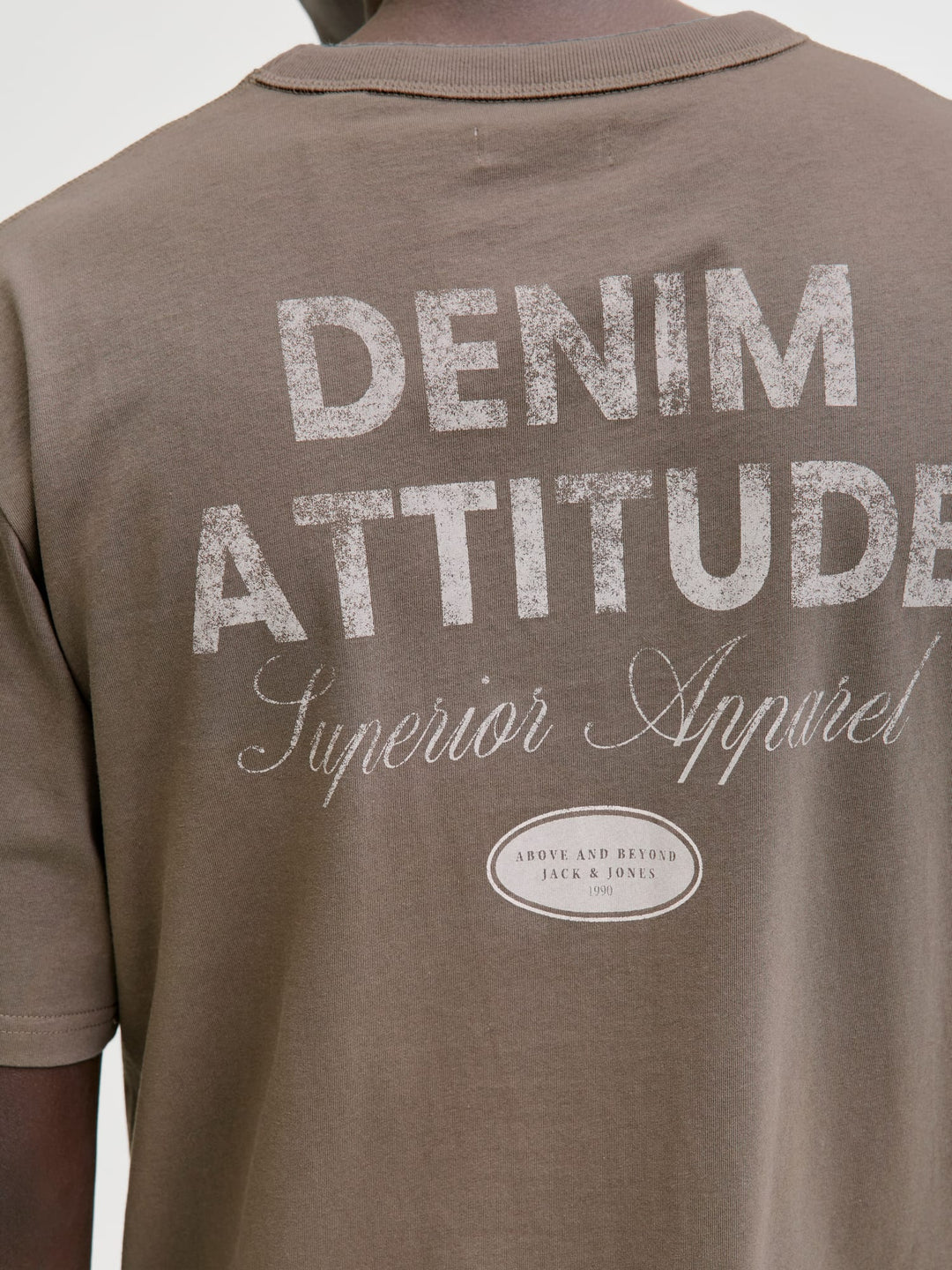 Jack & Jones 12288005 dover T-shirt taupe – heren