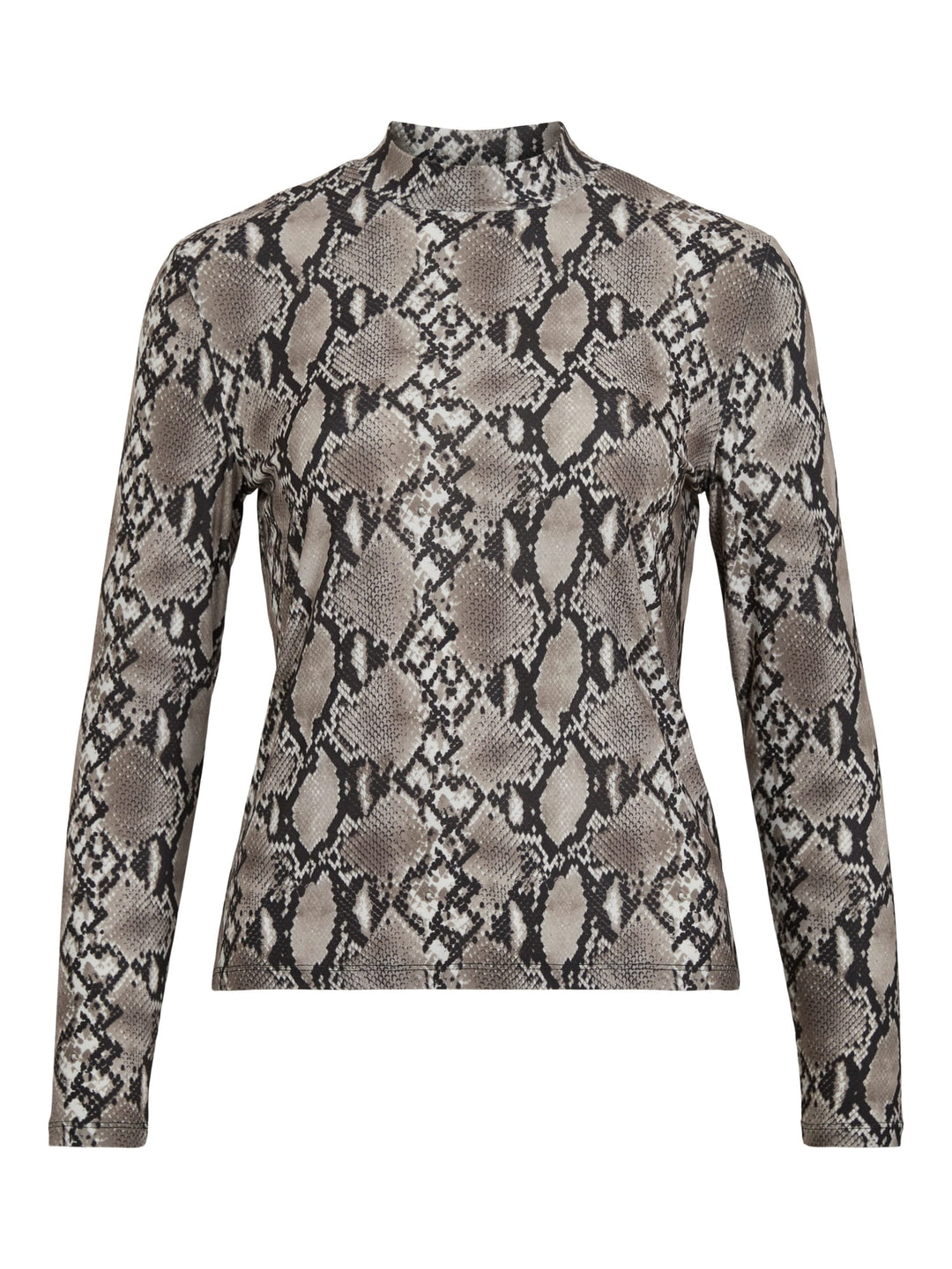 Vila top l/m dames zwart dessin – 14066134 leoa