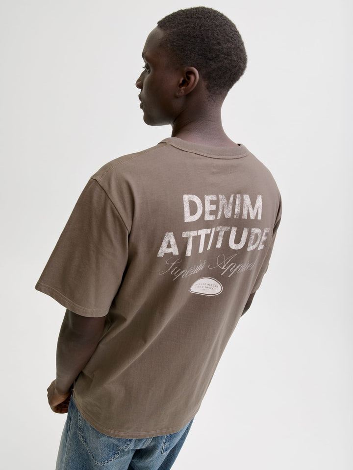 Jack & Jones 12288005 dover T-shirt taupe – heren