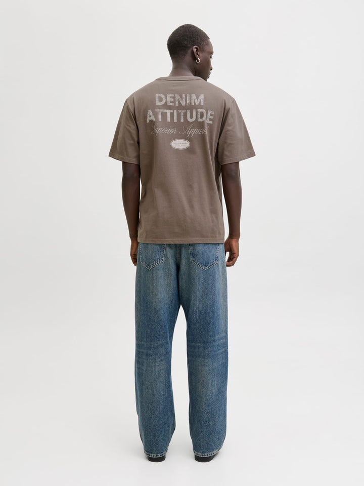 Jack & Jones 12288005 dover T-shirt taupe – heren