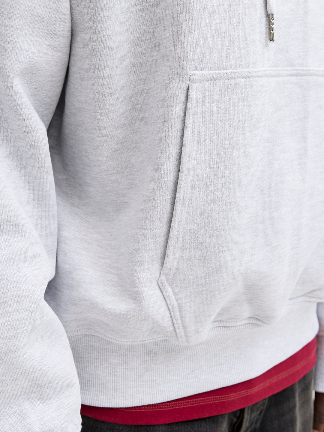 Jack & Jones Nostalgia hoodie grijs melee – heren