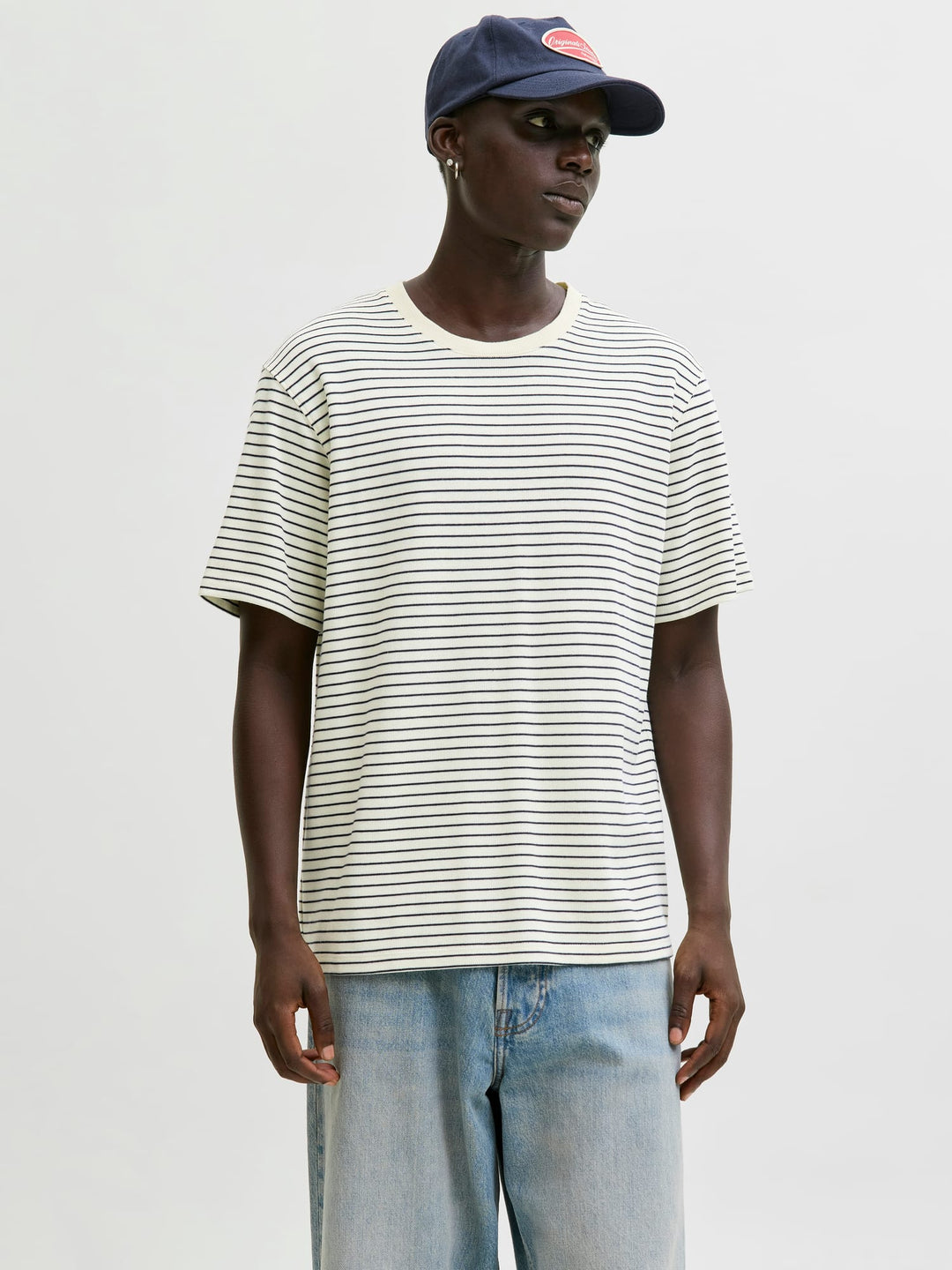 Jack & Jones 12288015 Dover T-shirt ecru dessin – heren