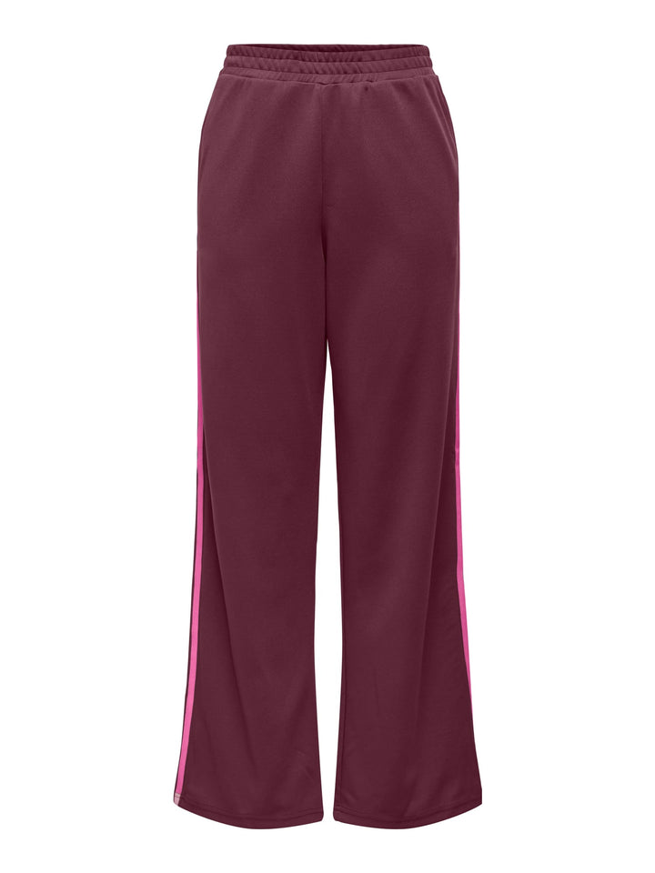 Only Cayla bordeaux lange broek dames