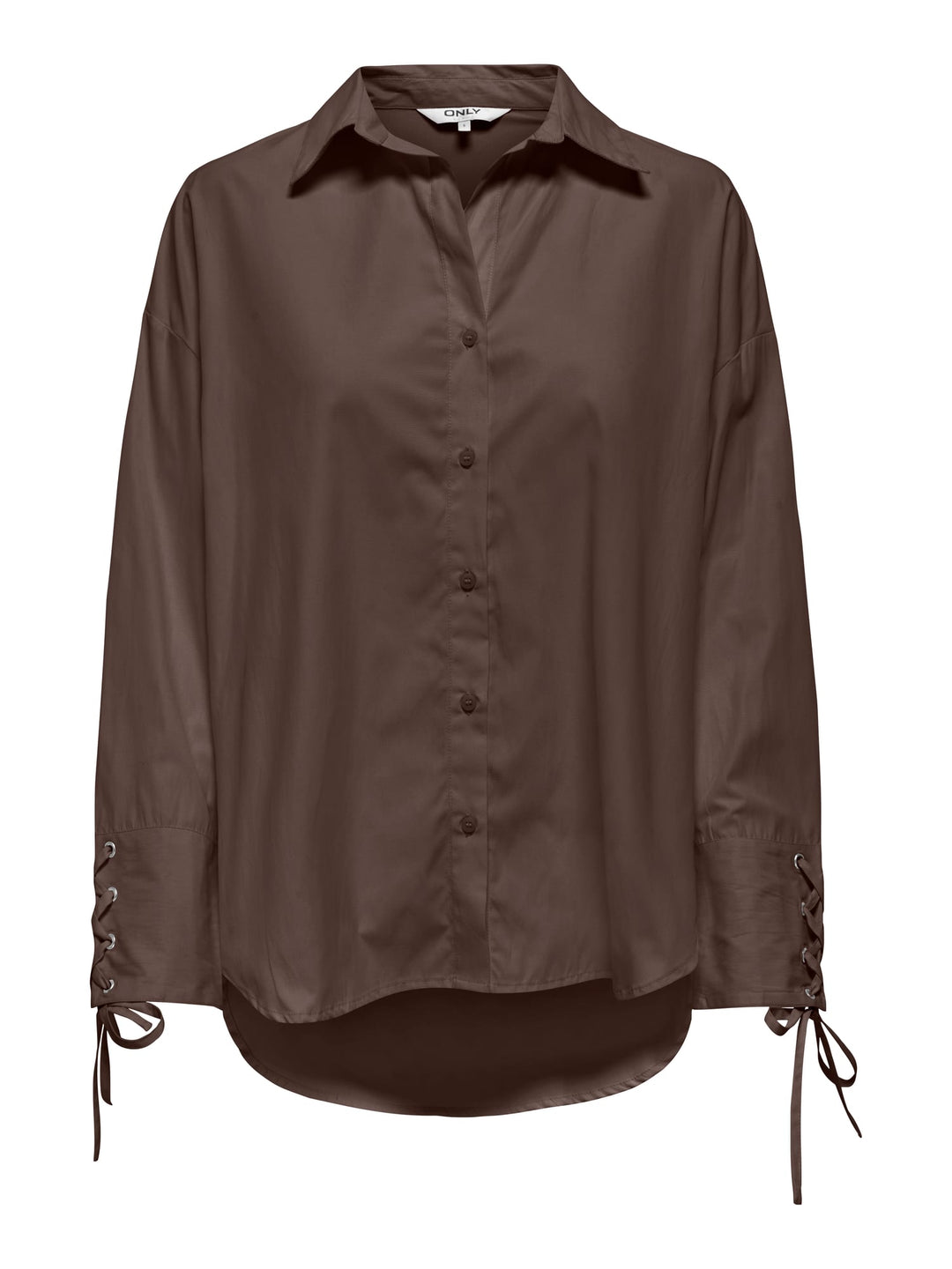 Only 15376880 Oregon blouse l/m bruin – dames